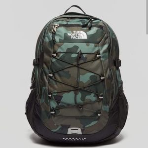 north face camo backpack